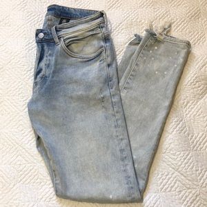 H&M men’s light wash skinny jeans
